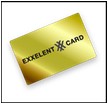 presentkort,exxelent card