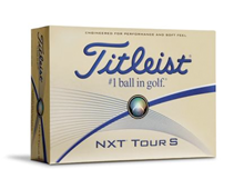 TITLEIST NXT TOUR S GOLFBOLL MED TRYCK