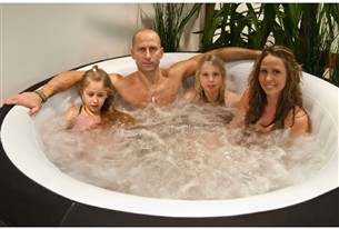 aqua spa,bubbelpool