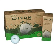 dixon golfbollar med tryck miljövänliga