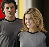 t-shirt delta l&aring;ng&auml;rmad med reklamtryck