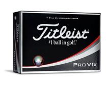 golfboll Titleist PRO V1X med tryck
