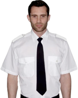 pilotskjorta med kort ärm extrapris